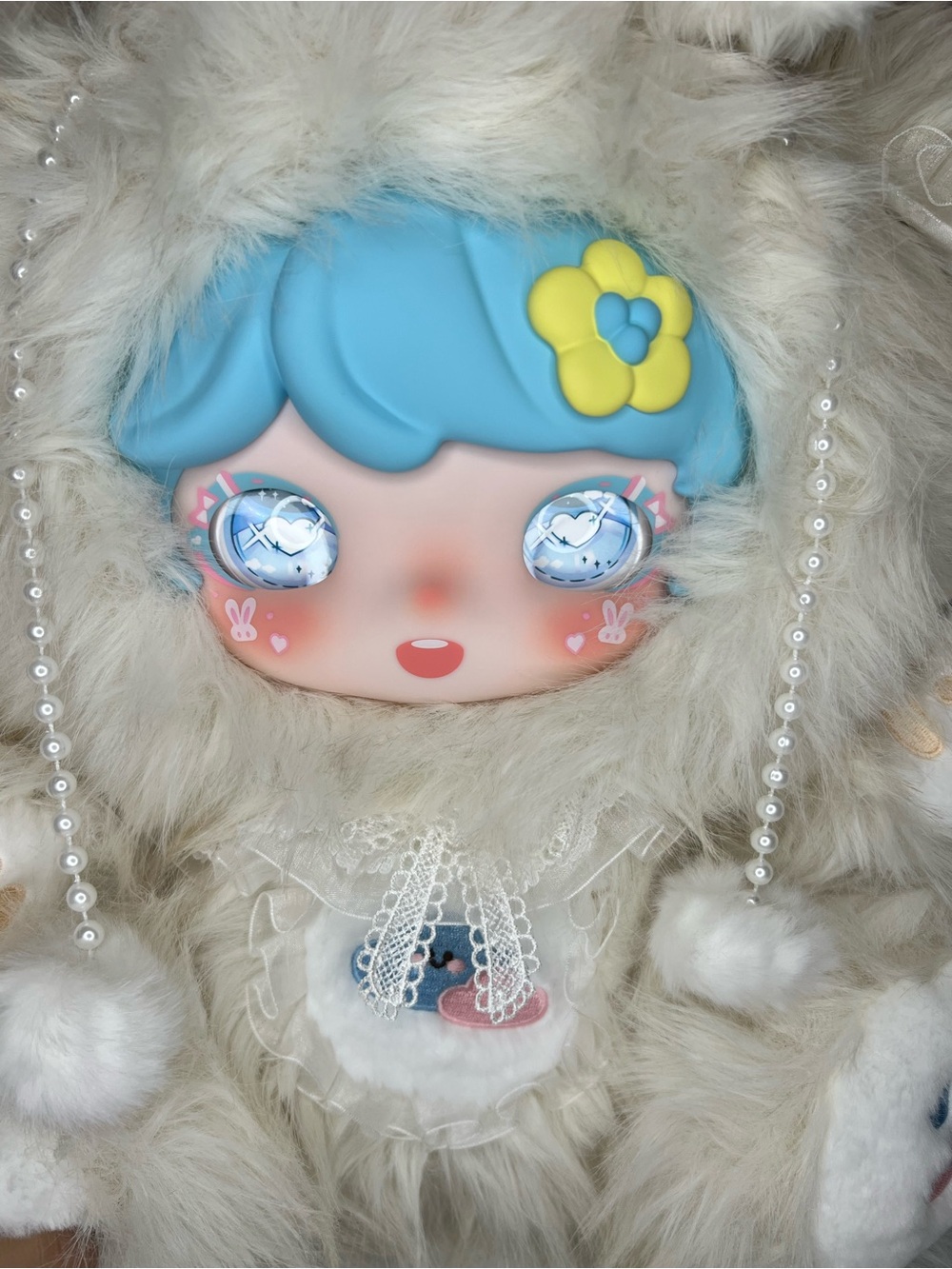 Luxi 2nd Generation White Clouds Plush Doll Bunny Rabbit Collectible 800% - Picture 2 of 10